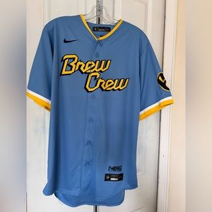 Milwaukee Brewers City Connect Baseball Jersey